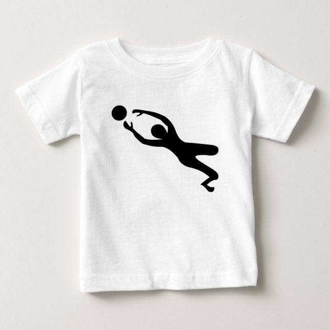 Mål Keeper - Black T Shirt (Framsida)