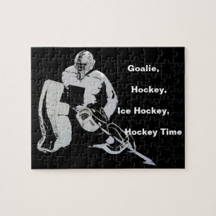 Mål Keeper - Ice Hockey Goalie Pussel