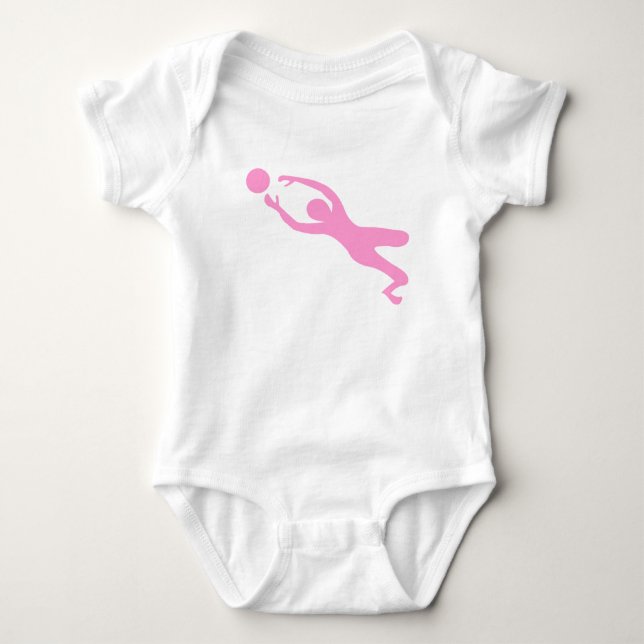 Mål Keeper - Rosa T-shirt (Framsida)