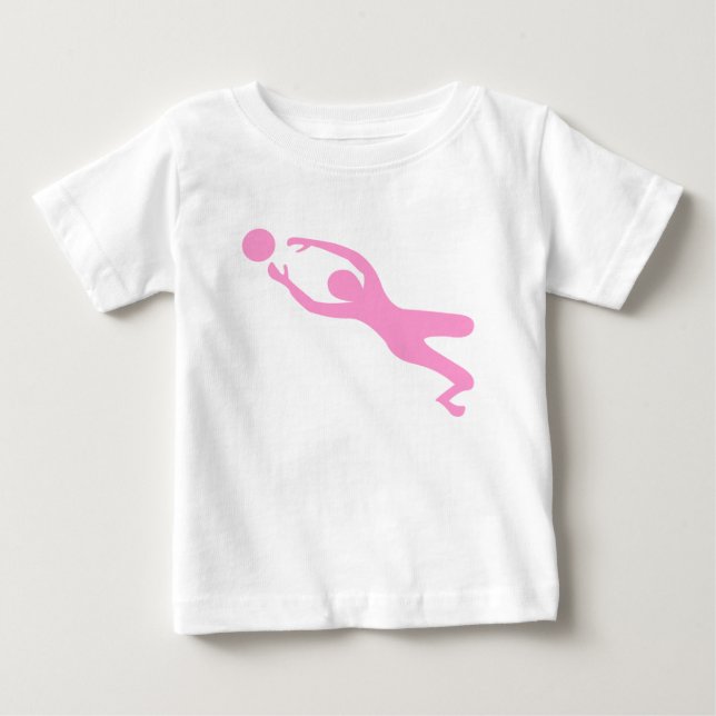 Mål Keeper - Rosa T-shirt (Framsida)