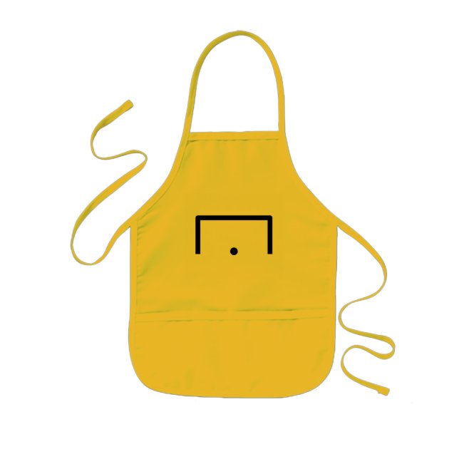 Mål Long Apron Barnförkläde (Framsidan)