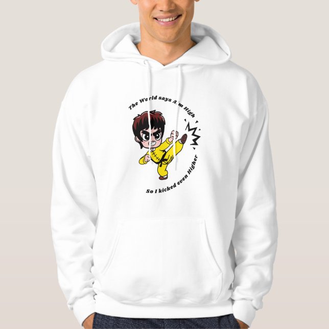 Mål med hög motivation hoodie (Framsida)