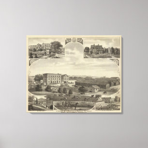 Mal och uppehåll i Kansas Canvastryck