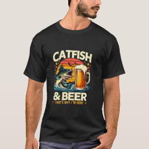Mal & Öl Det Är Därför Jag Är Här Fiskfans T Shirt