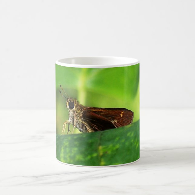 Mal på löv 2 kaffemugg (Center)