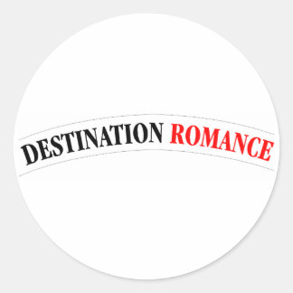 Mål Romantik Runt Klistermärke