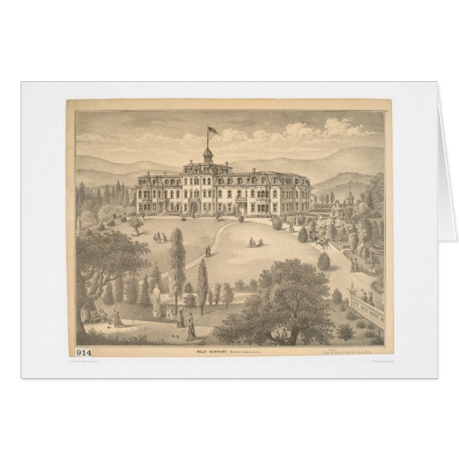 Mal seminariet (1070A) Hälsningskort (Framsidan Horizontal)