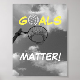 Mål som matchar Motiv Netball-offert Poster