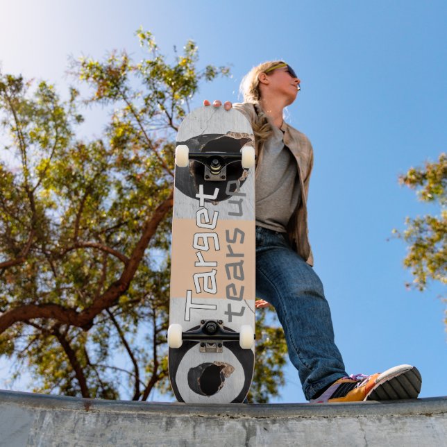 mål-tårar upp mini skateboard bräda 18,5 cm (Utomhus 1)