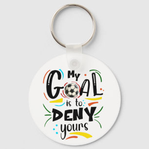 Mål till Deny Yours, Ocer Goalkeeper Goalie Nyckelring