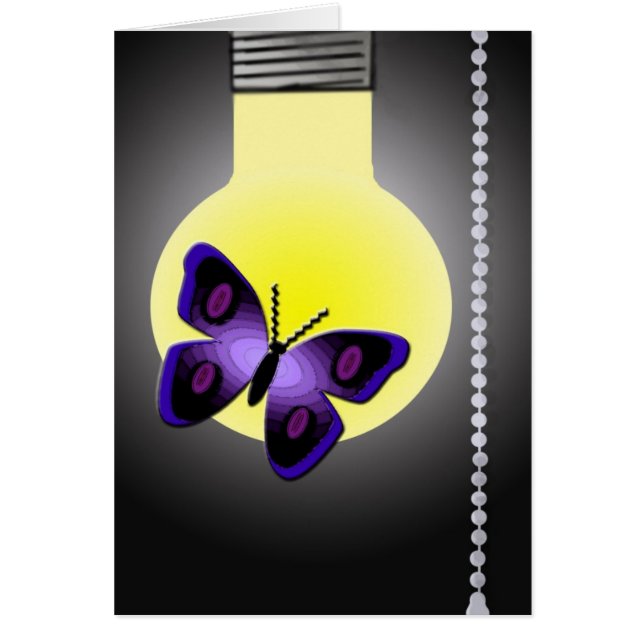 mal till en flamma hälsningskort (Framsidan)