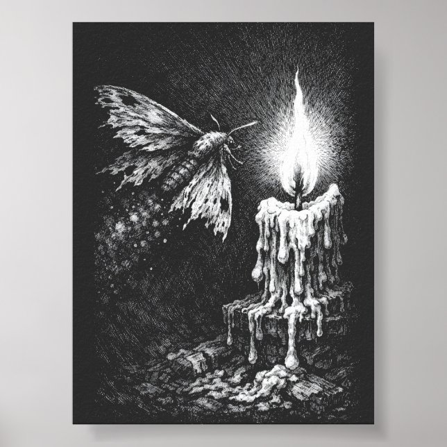 Mal till lågan — av BurnsInHell Poster (Framsidan)