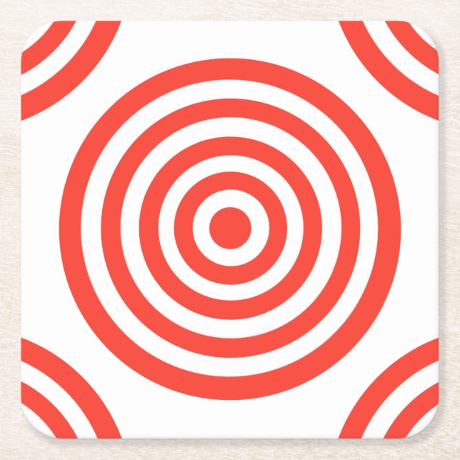 Mål Underlägg Papper Kvadrat (Framsidan)