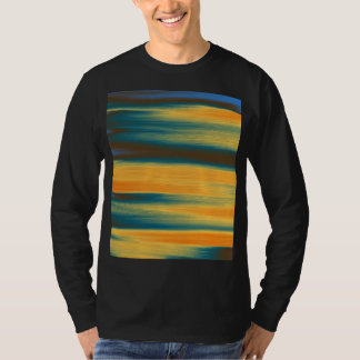 Måla Abstrakt med stripe T-shirt