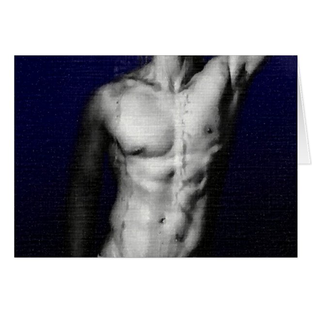 Måla: Asiatisk livräddare Hälsningskort (Framsidan Horizontal)