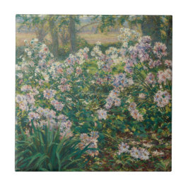 Måla Blommigt för vintage: Vinblommor av Donoh Kakelplatta