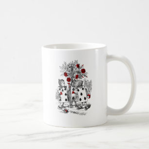 Måla de röda ro kaffemugg