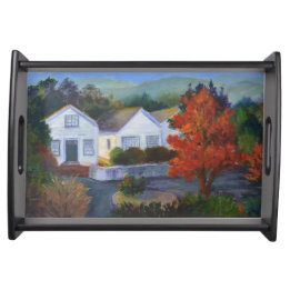 Måla den egna serveringsbrickan frukostbricka