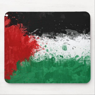 Måla den konstGrungePalestina flagga Musmatta