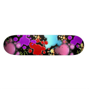 Måla den Splat skateboarden Mini Skateboard Bräda 18,5 Cm
