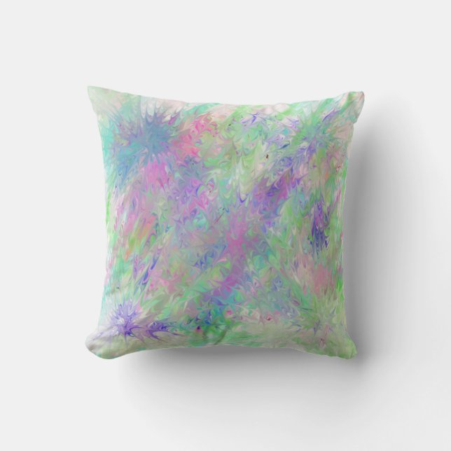 Måla det lilor och hälsa kudder kudde (Framsida)