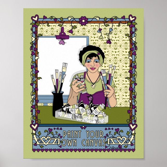 Måla din egen arbetsyta_A_8x10 Poster (Framsidan)