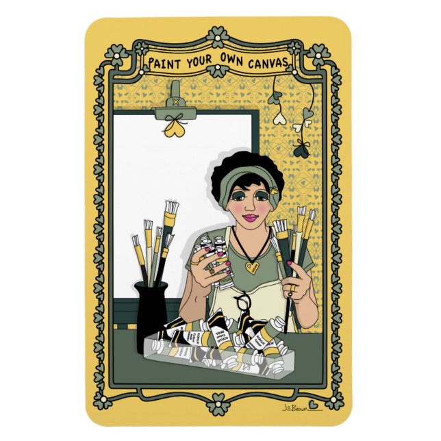 Måla din egen arbetsyta_C_4x6-kylare Magnet (Vertikal)