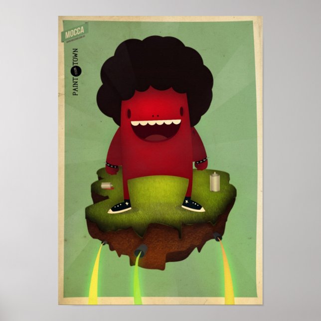 Måla din egen stad poster (Framsidan)