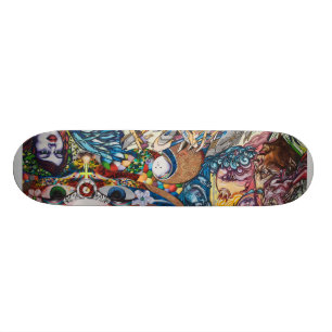 Måla din troSkateboard Mini Skateboard Bräda 18,7 Cm