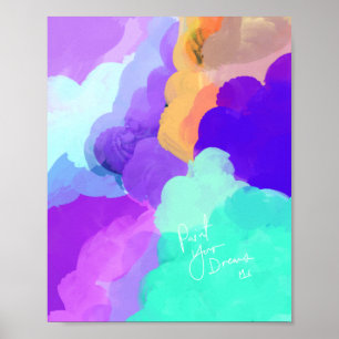 Måla dina drömmar poster