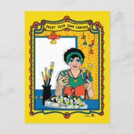 Måla ditt eget vykort_B_ Vykort