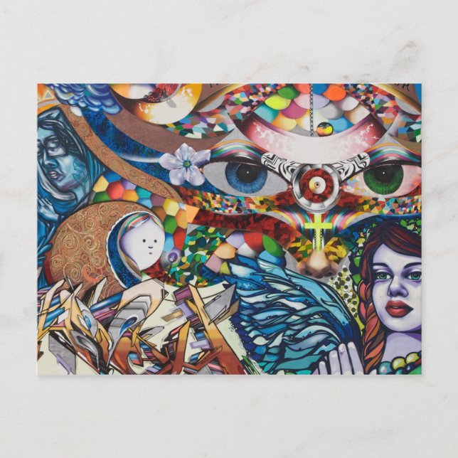 Måla ditt falska vykort (Framsida)