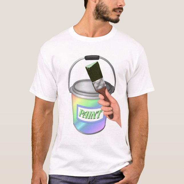 Måla ditt sätt t shirt (Framsida)