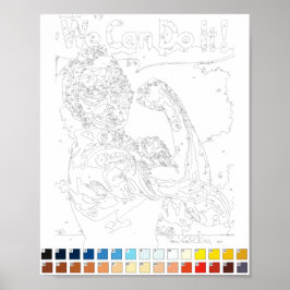 Måla efter nummer: Rotera Riveter-Poster Poster