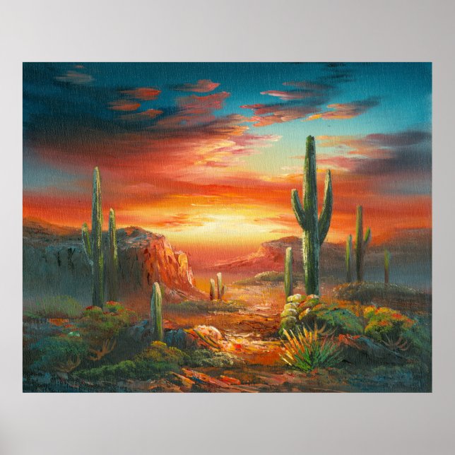 Måla en färgstark färgtoning för färgtoning av sol poster (Framsidan)