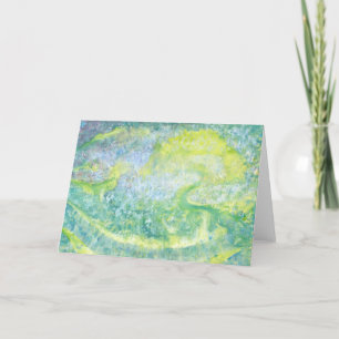 Måla ett Lullaby Greeting Card Tack Kort