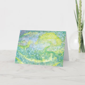 Måla ett Lullaby Greeting Card Tack Kort