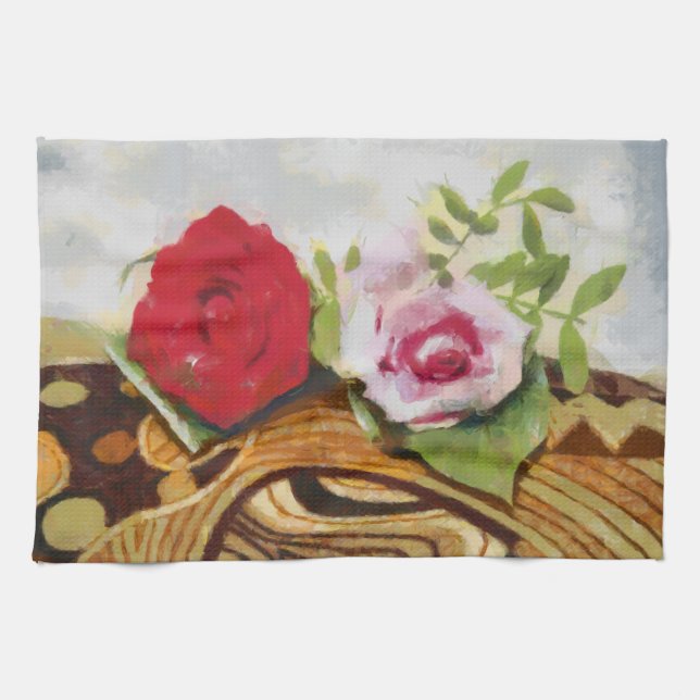 måla för 2 ro kökshandduk (Horisontell)