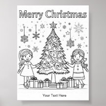 Måla för Barn Julgran Rolig Aktivitet