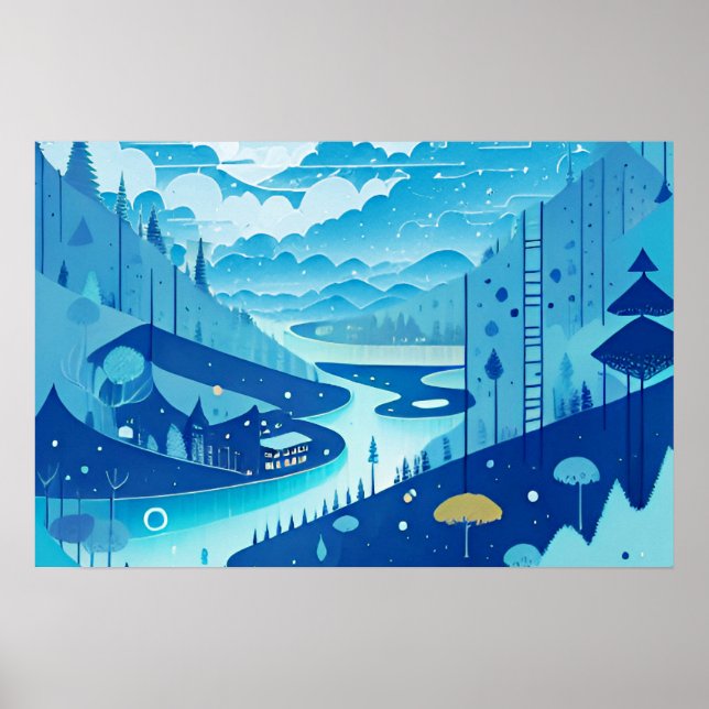 Måla för inredingsdesign och dekoration 4 poster (Framsidan)