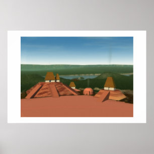 Måla för Ocmulgee Mounds Poster