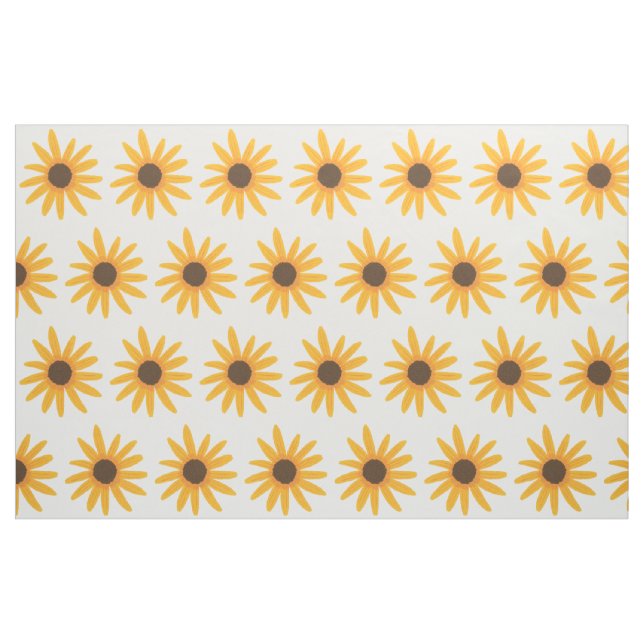 Måla gult solrosanpassningsbartyg tyg (Fat Quarter)
