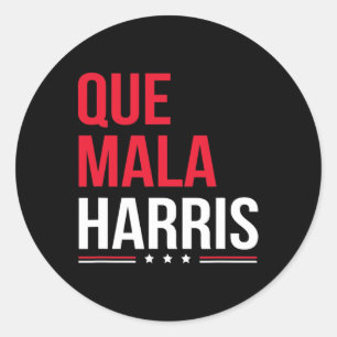 Mala Harris Anti Kamala Harris Joe Biden Gräns Pr Runt Klistermärke