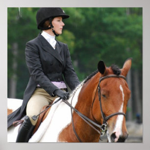 Måla häst vid Visa Poster