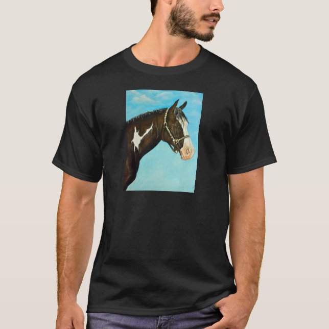 Måla hästen t-shirt (Framsida)