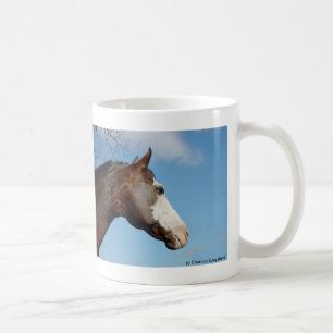 Måla hästmuggen kaffemugg
