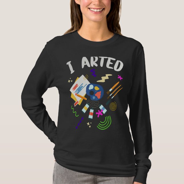 Måla I Art T Shirt (Framsida)