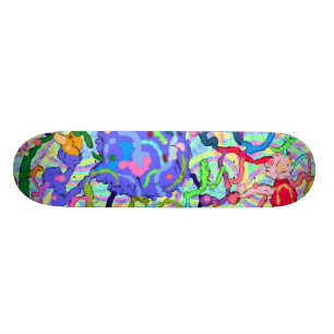 Måla klickar mini skateboard bräda 18,7 cm