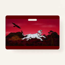 Måla konst Vit Lioness fantasinelev