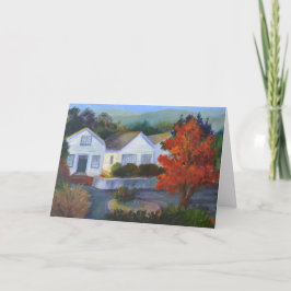 Måla kortet för egen hälsning kort